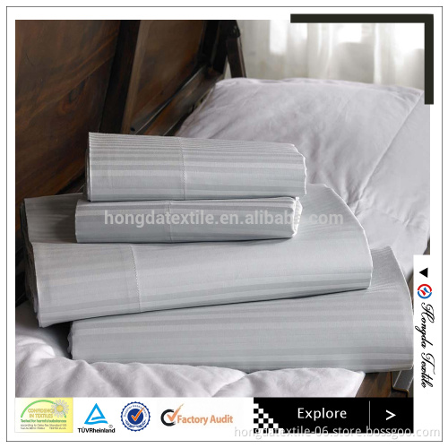 300TC luxurious egyptian cotton used bedsheets for the hotel supplies